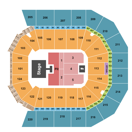 Moody Center ATX Jason Aldean Seating Chart